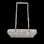 Люстра овальная с каскадом из прозрачного хрусталя Constant Sparks варинант исполнения - 3 | Loft Concept в Ульяновске