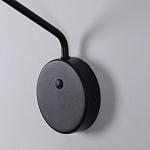 Бра с длинным чёрным металлическим каркасом Bendik Lighting варинант исполнения - 6 | Loft Concept в Ульяновске