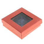 Зеркало карманное круглое двухстороннее из натурального камня Содалит в подарочной упаковке Gold Stone Mirrors варинант исполнения - 4 | Loft Concept в Ульяновске