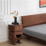 Тумбочка прикроватная с ящиком и дверцей Робот Robot Desk варинант исполнения - 8 | Loft Concept в Ульяновске