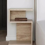 Дизайнерский журнальный стол фигурный с полками Gulip варинант исполнения - 1 | Loft Concept в Ульяновске