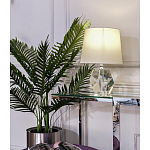 Настольная лампа с кремовым абажуром на граненном основании Crystal Facets варинант исполнения - 1 | Loft Concept в Ульяновске