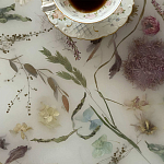 Поднос для ванны из эпоксидной смолы с цветами белая Epoxy Resin Flowers Bath Tray White варинант исполнения - 4 | Loft Concept в Ульяновске