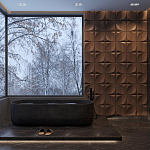 Гипсовая 3D панель с принтографией PM-22 варинант исполнения - 1 | Loft Concept в Ульяновске