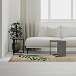 Комплект из 2-х приставных столов серого цвета из дерева ZIGOSH RETRO GREY варинант исполнения - 3 | Loft Concept в Ульяновске