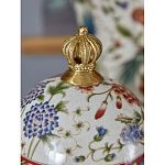 Шкатулка в форме яйца на величественных львах из фарфора с бронзовыми элементами Eden Garden варинант исполнения - 5 | Loft Concept в Ульяновске