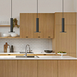 Подвесной светильник светодиодный черный Light Durability варинант исполнения - 1 | Loft Concept в Ульяновске