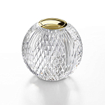 Настольная лампа с прозрачным шарообразным плафоном на цилиндрической подставке Crystal Globule варинант исполнения - 2 | Loft Concept в Ульяновске