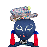 Кукла из одежды и павлопосадских платков Rusalka Blue Jeans варинант исполнения - 2 | Loft Concept в Ульяновске