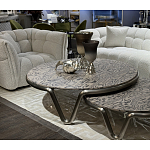 Стол журнальный круглый с узором Table Hypontic Pattern варинант исполнения - 6 | Loft Concept в Ульяновске