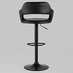 Барный стул черного цвета Strohach варинант исполнения - 4 | Loft Concept в Ульяновске