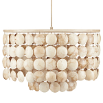 Люстра с каскадом из круглых декоративных элементов Texture Discs варинант исполнения - 3 | Loft Concept в Ульяновске