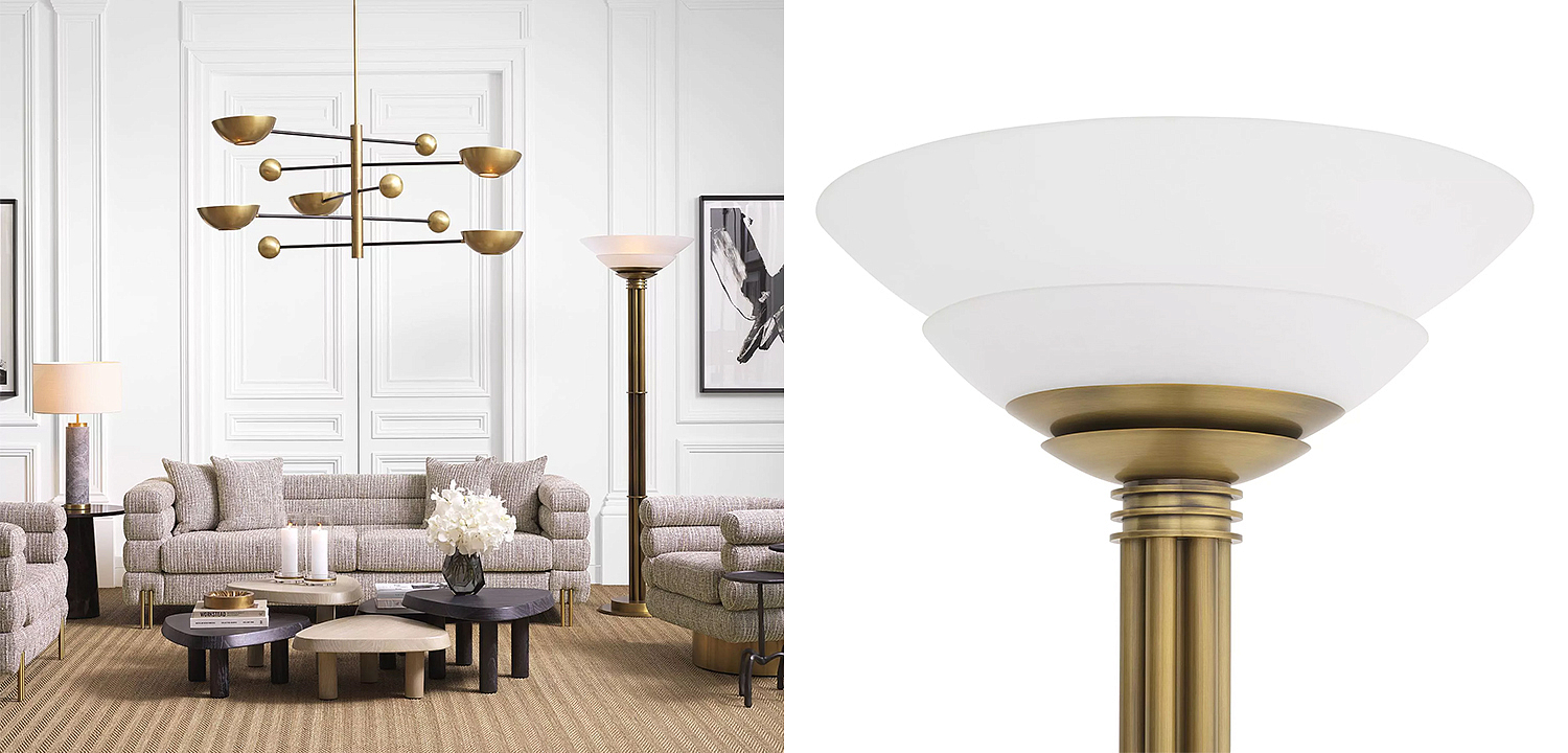 Торшер Eichholtz Floor Lamp Figaro Торшер Eichholtz Floor Lamp Figaro - Loft-Concept в Ульяновске