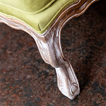 Диван из натурального бука бежевый с изображением птиц и цветов Beige Green Chinoiserie Garden Sofa варинант исполнения - 6 | Loft Concept в Ульяновске