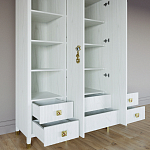 Большой шкаф с витриной Elsa Dreams White варинант исполнения - 3 | Loft Concept в Ульяновске