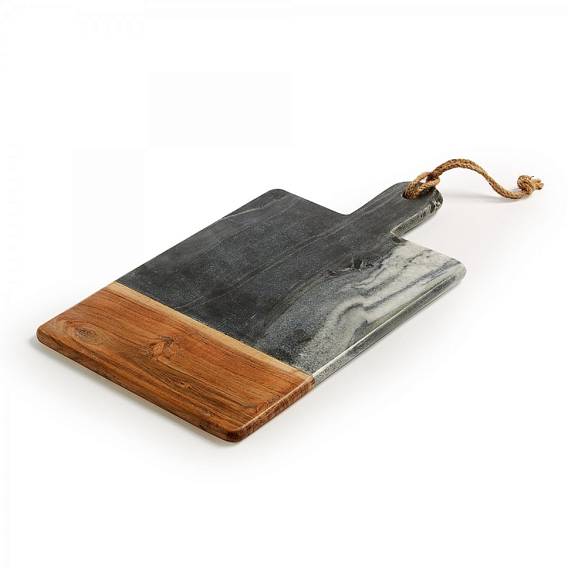 Разделочная доска Wood Strip Серый Коричневый в Ульяновске | Loft Concept 