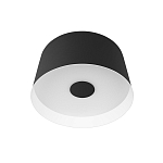 Потолочный светильник с цилиндрическим черным металлическим абажуром 20 Urban Dome варинант исполнения - 1 | Loft Concept в Ульяновске