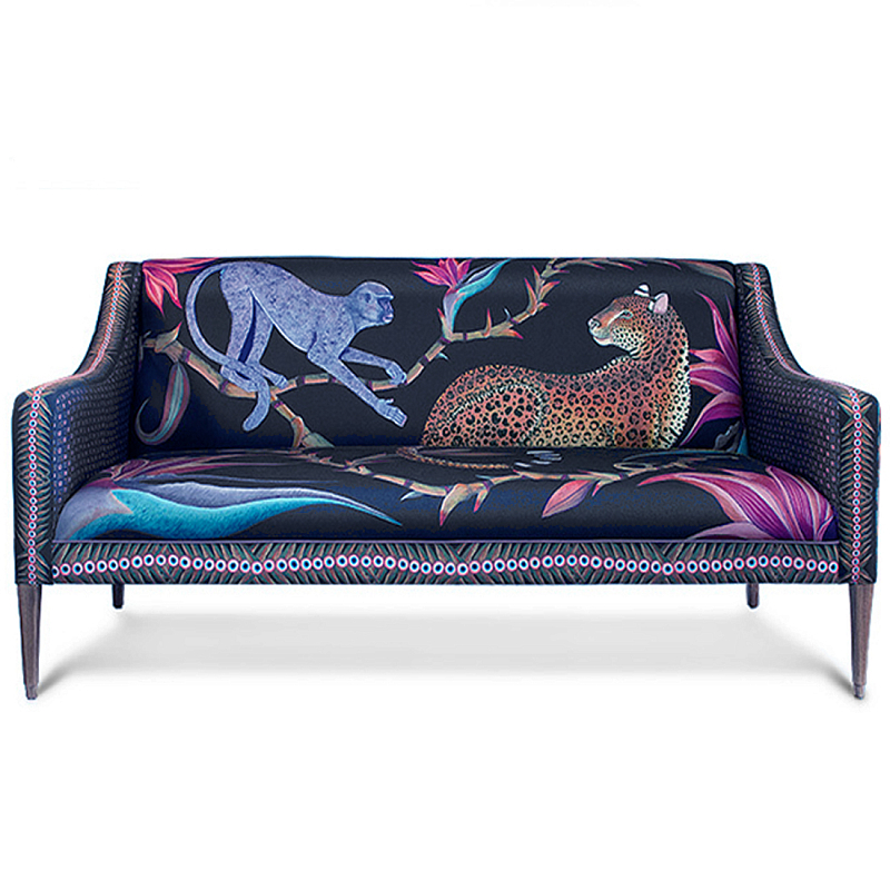 Диван ZAMBEZI Sofa Лиловый цвет Мульти Диван ZAMBEZI Sofa Лиловый цвет Мульти в Ульяновске | Loft Concept