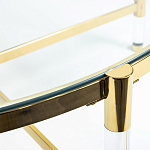 Кофейный столик со столешницей из стекла Crossy варинант исполнения - 3 | Loft Concept в Ульяновске