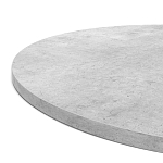 Стол обеденный с круглой светло-серой столешницей Harris Collection варинант исполнения - 5 | Loft Concept в Ульяновске