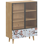 Витрина с изображением на дверцах Elise Cupboard варинант исполнения - 6 | Loft Concept в Ульяновске