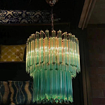 Дизайнерская люстра Blue Lagoon glass бирюзовое стекло  варинант исполнения - 4 | Loft Concept в Ульяновске