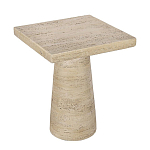 Столик приставной с квадратной столешницей Textured Cream Table варинант исполнения - 2 | Loft Concept в Ульяновске
