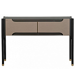 Консоль тёмно-коричневого цвета с 2-мя ящиками Gladstone варинант исполнения - 2 | Loft Concept в Ульяновске