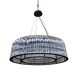 Подвесная люстра круглая Double Glass Sphere варинант исполнения - 1 | Loft Concept в Ульяновске