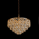 Люстра каскадная с подвесками в форме колец Galaxy of Light варинант исполнения - 4 | Loft Concept в Ульяновске