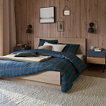 Черное матовое бра с декором под кожу Chestery варинант исполнения - 4 | Loft Concept в Ульяновске