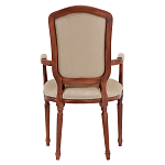 Стул с подлокотниками из натурального бука бежевый Solid Luxury варинант исполнения - 3 | Loft Concept в Ульяновске