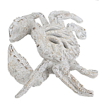 Статуэтка краб с детализированной текстурой в белом цвете Marine Accessories варинант исполнения - 2 | Loft Concept в Ульяновске