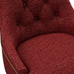 Мебельная ткань Шенилл бордовый цвет 138 см T4-23 варинант исполнения - 6 | Loft Concept в Ульяновске