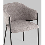 Стул Brace букле серый варинант исполнения - 2 | Loft Concept в Ульяновске