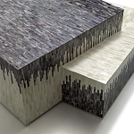 Дизайнерский журнальный стол с инкрустацией Plateau Coffee Table  варинант исполнения - 3 | Loft Concept в Ульяновске