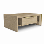 Стол журнальный с ящиками и открытыми полками Flowchart варинант исполнения - 2 | Loft Concept в Ульяновске