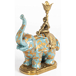 Фарфоровый подсвечник Слон с эмоцией Fluens варинант исполнения - 3 | Loft Concept в Ульяновске