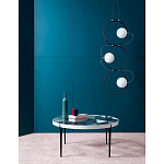 Дизайнерский круглый кофейный стол со стеклянной столешницей Gio Ponti D.555.1 Coffee Table варинант исполнения - 2 | Loft Concept в Ульяновске