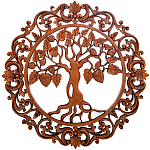 Панно из дерева LeafBerry Panel With Trees варинант исполнения - 1 | Loft Concept в Ульяновске