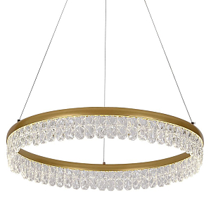 Круглая светодиодная люстра Pettico Gold