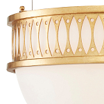 Подвесной светильник с фактурным золотым каркасом Exceptional Classic Design варинант исполнения - 2 | Loft Concept в Ульяновске