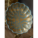 Чаша с орнаментом на бронзовых ножках в виде ангелов Eden Garden варинант исполнения - 4 | Loft Concept в Ульяновске