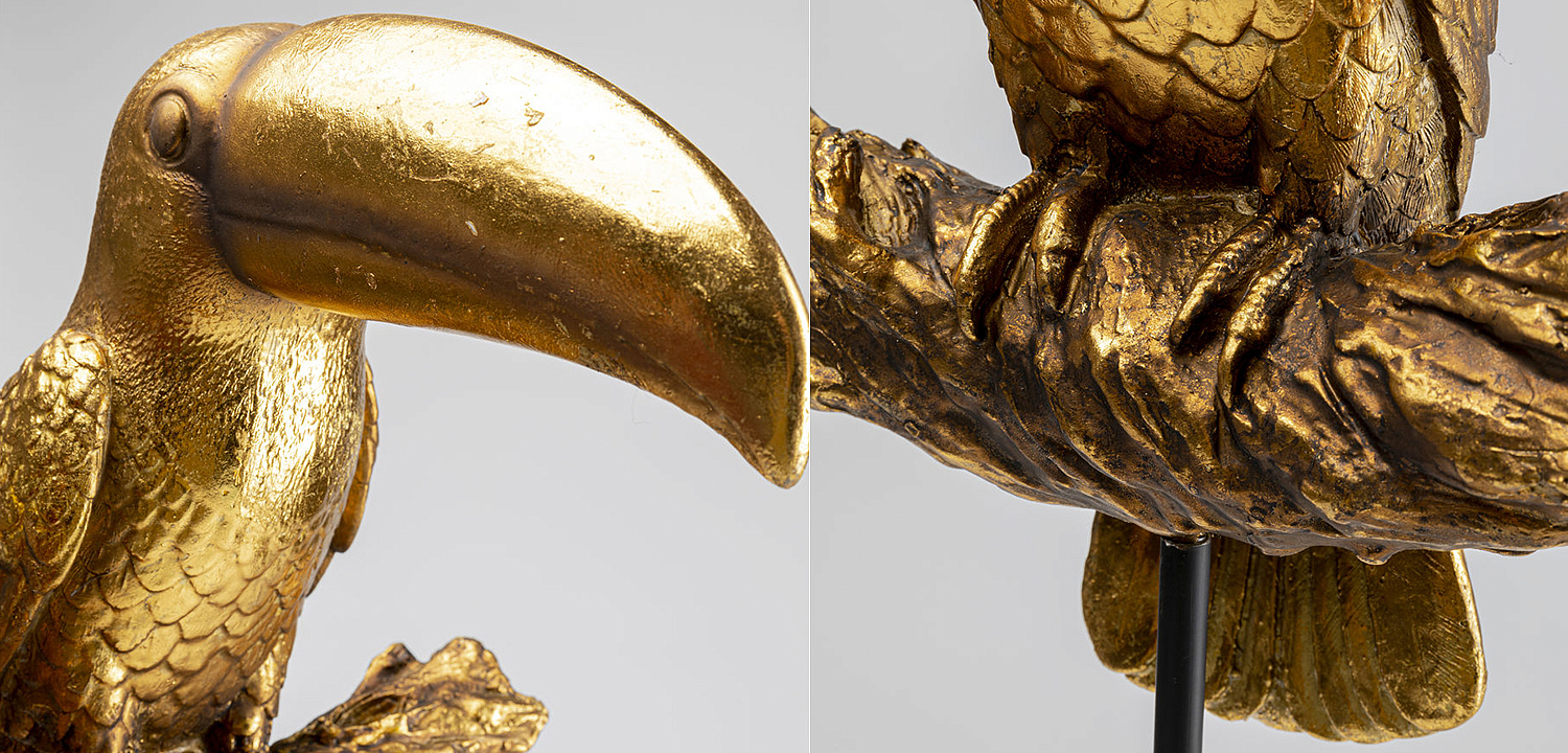 Статуэтка Golden Tukan on a stand - Loft-Concept в Ульяновске