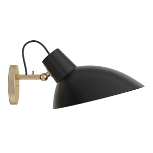 Бра с черным матовым плафоном Retro Light