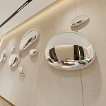 Абстрактная скульптура на стену в виде капли воды Water Outline варинант исполнения - 5 | Loft Concept в Ульяновске