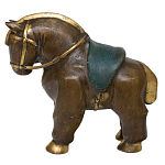 Статуэтка из бронзы в виде лошади Animals Bronze варинант исполнения - 2 | Loft Concept в Ульяновске
