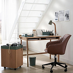 Вращающееся кресло на колёсах Alis Chair варинант исполнения - 4 | Loft Concept в Ульяновске