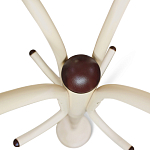 Вешалка напольная бежевая с 4-мя металлическими крючками Noble Branches варинант исполнения - 4 | Loft Concept в Ульяновске