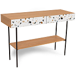 Консоль с принтом на ящиках Elise Console Table варинант исполнения - 20 | Loft Concept в Ульяновске